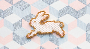 Lapin en perles miyuki delicas 11/0